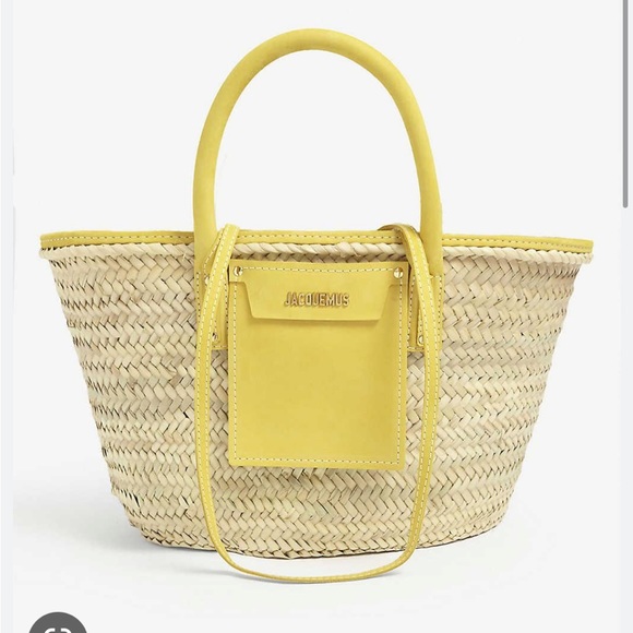 Jacquemus Handbags - Jacquemus le panier soleil bag in yellow